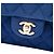 Chanel Blue Medium Classic Jersey Double Flap - vista 5