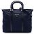 Borsa Satchel Prada in Tessuto con rifiniture in Vitello blu