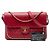 Chanel Red Quilted Lambskin CC Unchained Flap - vista 7