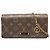 Louis Vuitton Brown Monogram Lily Wallet On Chain