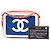 Chanel Blue Mini Tricolor Caviar CC Filigree Vanity Case - vista 7