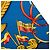 Foulard in seta Hermès Blue Luna Park 90 - vista 2