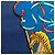 Foulard in seta Hermès Blue Luna Park 90 - vista 5