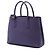 Prada Bolsa Double Satchel em Couro Saffiano Roxo Medium - vista 2