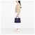 Prada Bolsa Double Satchel em Couro Saffiano Roxo Medium - vista 5