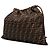 Fendi Beuteltasche aus braunem Zucca Canvas - Ansicht 2