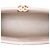 Classique Pochette Chanel Timeless Kisslock en cuir caviar matelassé doré - vue 4