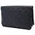 Clutch Chanel Thin City Foldover in pelle d'agnello matelassé nera - vista 2