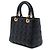 Dior Black Medium Lambskin Cannage Lady Dior - Ansicht 2