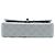 Chanel Silver Medium Classic Metallic Caviar Double Flap - vista 3