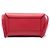 Belt Bag Céline Bolso cinturón Celine Nano de piel de becerro granulada roja - vista 3