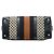 Borsa Satchel Gucci in tela Diamante beige e Web - vista 3