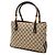 Gucci Beige GG Canvas Bamboo Tote - Ansicht 2