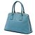 Borsa Prada Blue Medium Saffiano Lux Promenade Satchel - vista 2