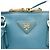 Borsa Prada Blue Medium Saffiano Lux Promenade Satchel - vista 5