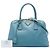 Borsa Prada Blue Medium Saffiano Lux Promenade Satchel - vista 7