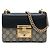 Gucci Beige Small GG Supreme Padlock Crossbody
