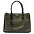 Prada Borsa Tote Lux Gardeners Small Bicolor in Saffiano Verde