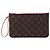 Louis Vuitton Brown Monogram Neverfull Pochette