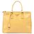 Borsa Prada Yellow Medium Saffiano Lux Galleria Double Zip Satchel