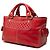 Céline Bolsa Celine Boogie Biker em couro vermelho - vista 2
