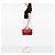 Céline Bolsa Celine Boogie Biker em couro vermelho - vista 6
