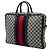 Borsetta Gucci in tela GG beige con banda Web - vista 2