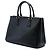 Prada Borsa Galleria Double Zip Grande in pelle Saffiano Nero - vista 2