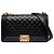 Chanel Black Old Medium Quilted Lambskin Boy Flap
