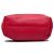 Borsa Tote aperta convertibile Prada in Vitello Daino e Canapa rossa con logo - vista 3