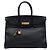 Hermès Black Epsom Birkin Retourne 35
