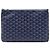 Goyard Blue Goyardine Senat MM
