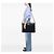 Borsa a tracolla Gucci in nylon GG nero - vista 5