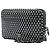 Clutch Zip Portfolio Geometrica Prada Blue Saffiano - vista 2