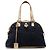 Autre Marque Bolso de mano Saint Laurent Muse Large de lona azul