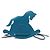 Hermès Blue Evercolor Petit H Cheval A Bascule Charm