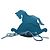 Hermès Blue Evercolor Petit H Cheval A Bascule Charm - Ansicht 2