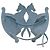 Hermès Blue Evercolor Petit H Cheval A Bascule Charm - Ansicht 3