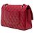 Chanel Red Medium Classic Lambskin Double Flap - Ansicht 2