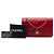 Chanel Red Medium Classic Lambskin Double Flap - Ansicht 7