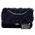 Chanel Blue Medium CC Shearling and Lambskin Single Flap - vista 7