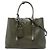 Borsa Prada Large Saffiano Cuir con doppio manico, Verde