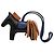 Hermès GriGri Rodeo Bag Charm PM in pelle di agnello Milo nera