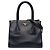 Prada Borsa Satchel Twin Pocket in vitello Glacé Blu Small