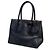 Prada Borsa Satchel Twin Pocket in vitello Glacé Blu Small - vista 2