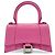 Balenciaga Hourglass Top Handle Crocodile Embossed Leather Mini
