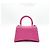 Balenciaga Hourglass Top Handle Crocodile Embossed Leather Mini - vista 2