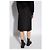 Falda midi acolchada Moncler negra - vista 2