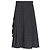 Falda midi plisada Balenciaga de lana gris con cuadros