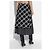 Falda midi plisada Balenciaga de lana gris con cuadros - vista 2